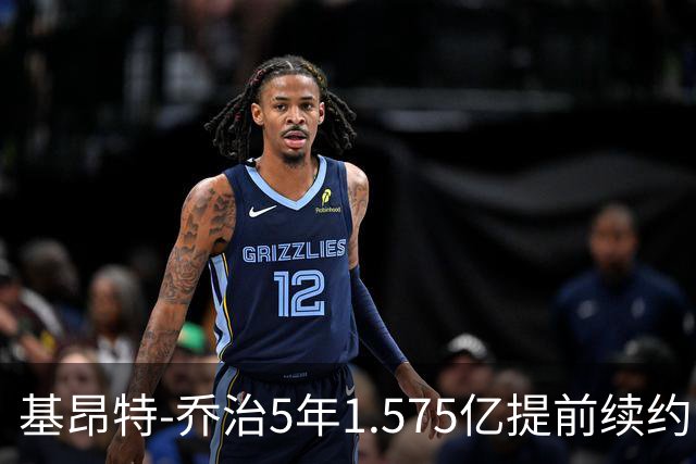 基昂特-乔治5年1.575亿提前续约爵士 不含球员+球队选项